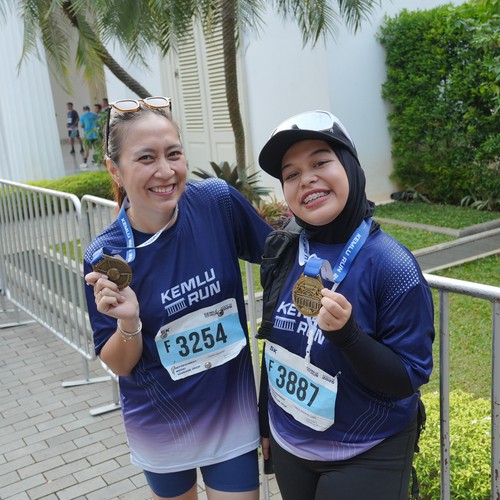Race photo from KEMLU RUN 2026