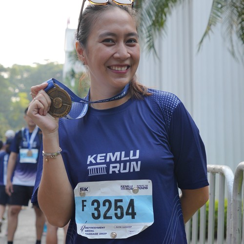 Race photo from KEMLU RUN 2026