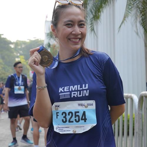 Race photo from KEMLU RUN 2026