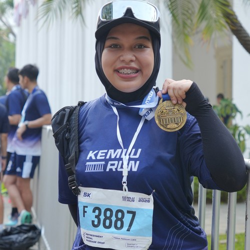 Race photo from KEMLU RUN 2026