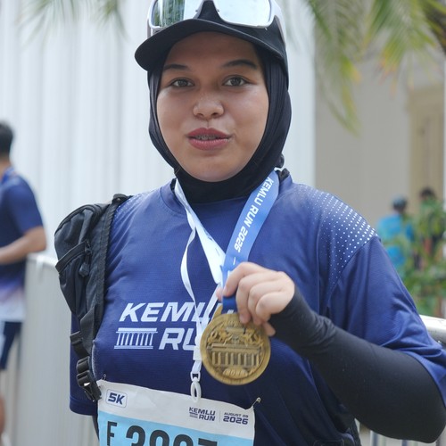 Race photo from KEMLU RUN 2026