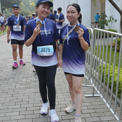 Race photo from KEMLU RUN 2026