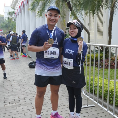 Race photo from KEMLU RUN 2026
