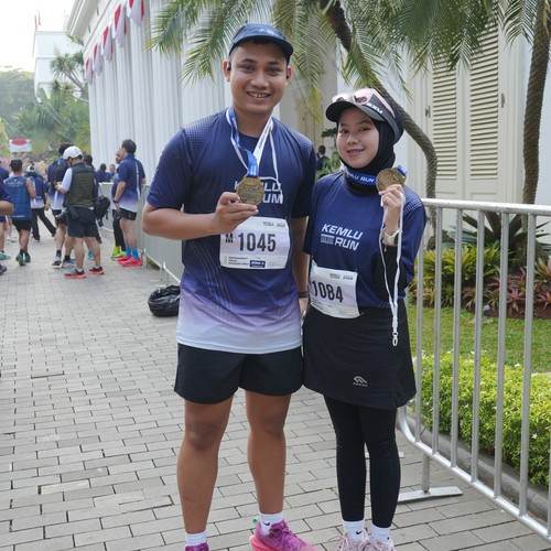 Race photo from KEMLU RUN 2026