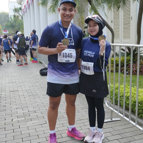 Race photo from KEMLU RUN 2026