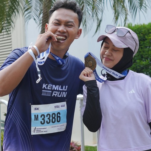 Race photo from KEMLU RUN 2026