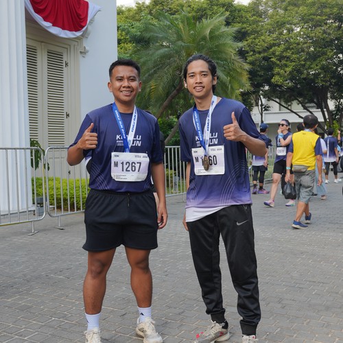 Race photo from KEMLU RUN 2026