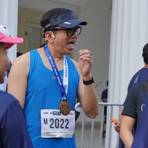 Race photo from KEMLU RUN 2026
