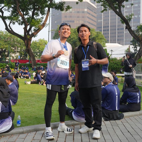 Race photo from KEMLU RUN 2026