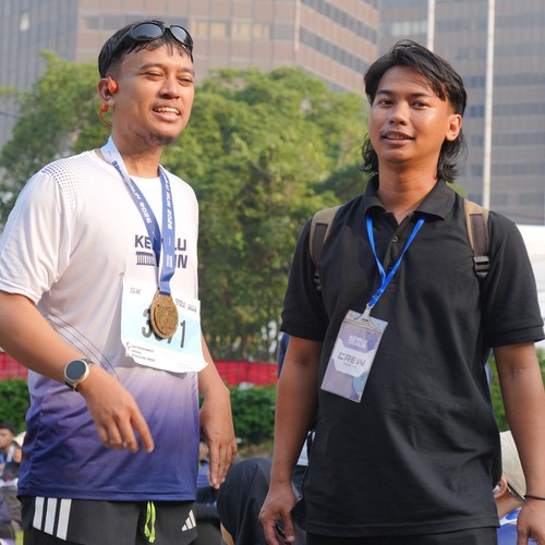 Race photo from KEMLU RUN 2026