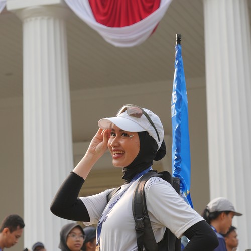 Race photo from KEMLU RUN 2026