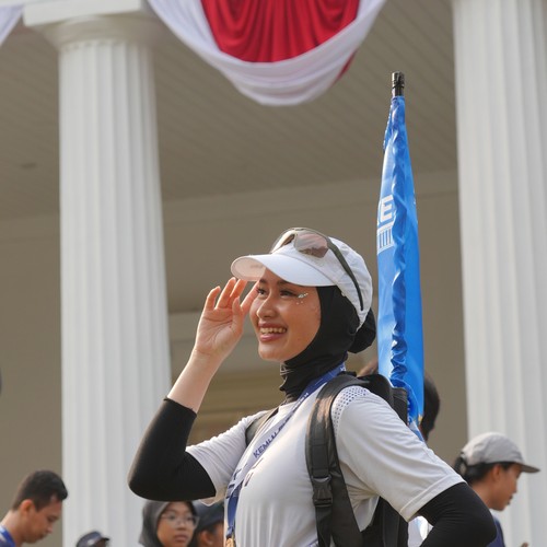 Race photo from KEMLU RUN 2026