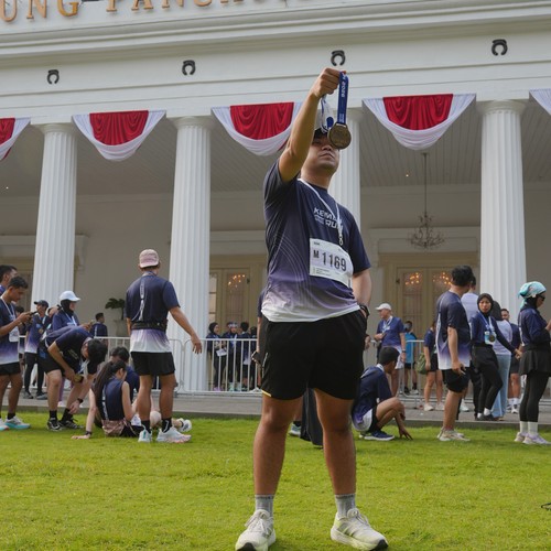 Race photo from KEMLU RUN 2026