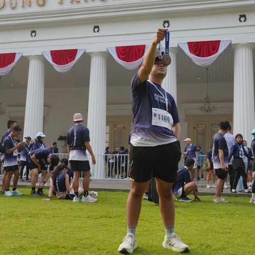 Race photo from KEMLU RUN 2026