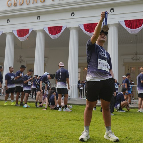 Race photo from KEMLU RUN 2026