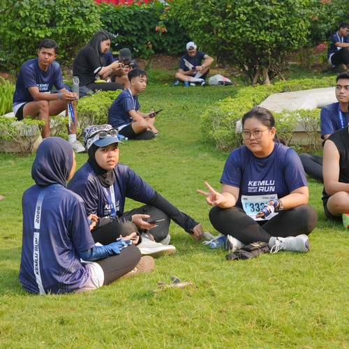 Race photo from KEMLU RUN 2026