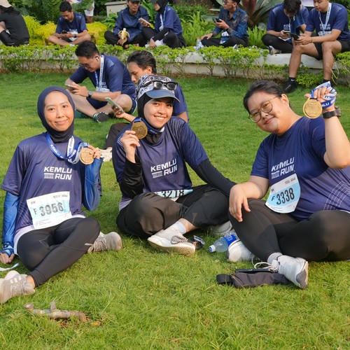 Race photo from KEMLU RUN 2026