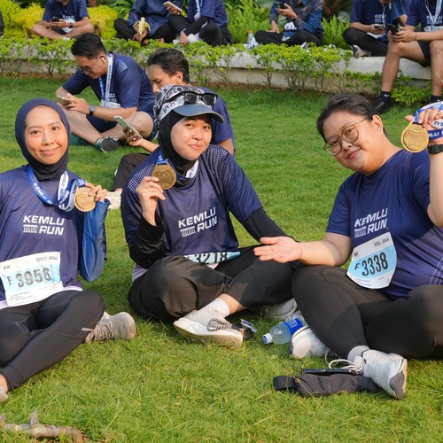 Race photo from KEMLU RUN 2026