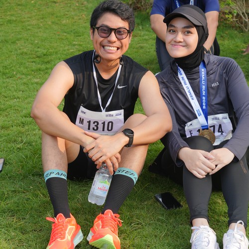 Race photo from KEMLU RUN 2026