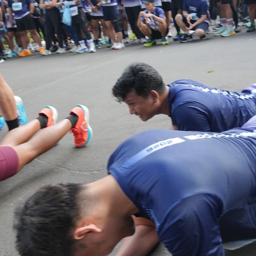 Race photo from KEMLU RUN 2026