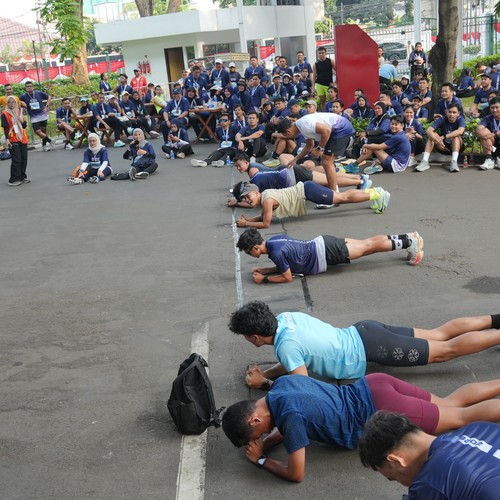 Race photo from KEMLU RUN 2026