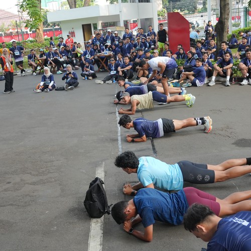 Race photo from KEMLU RUN 2026