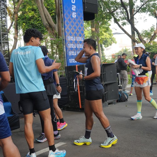 Race photo from KEMLU RUN 2026