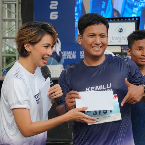Race photo from KEMLU RUN 2026