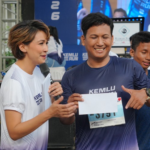 Race photo from KEMLU RUN 2026