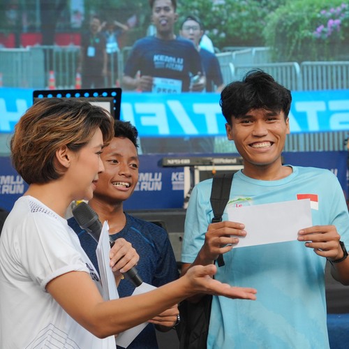 Race photo from KEMLU RUN 2026