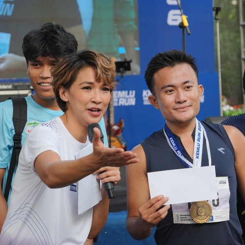 Race photo from KEMLU RUN 2026