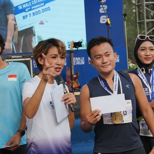 Race photo from KEMLU RUN 2026
