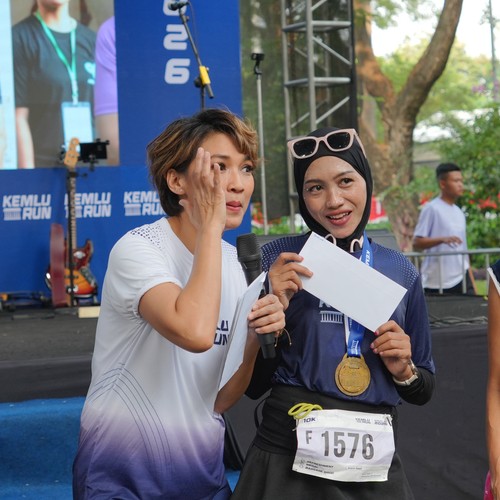 Race photo from KEMLU RUN 2026