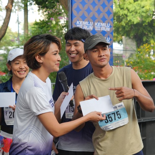 Race photo from KEMLU RUN 2026