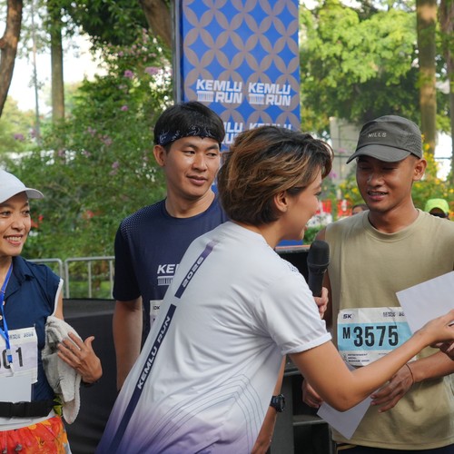 Race photo from KEMLU RUN 2026