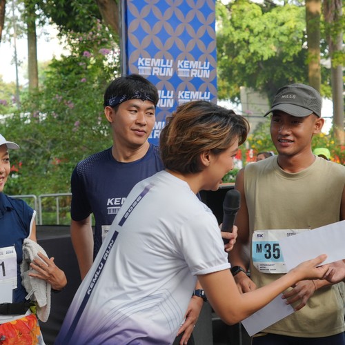Race photo from KEMLU RUN 2026