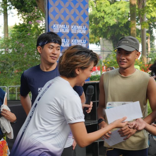 Race photo from KEMLU RUN 2026