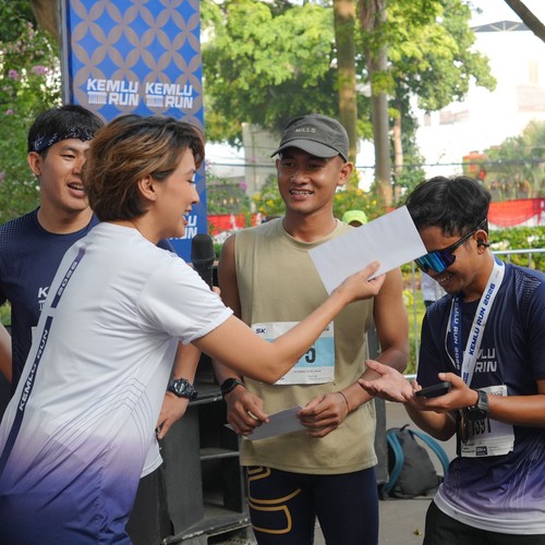 Race photo from KEMLU RUN 2026