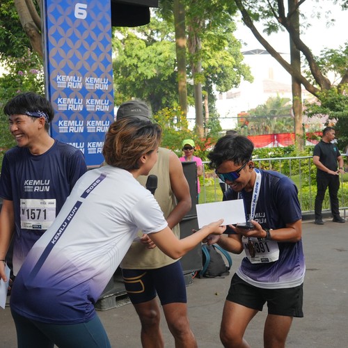 Race photo from KEMLU RUN 2026