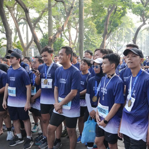 Race photo from KEMLU RUN 2026