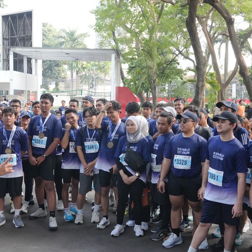 Race photo from KEMLU RUN 2026