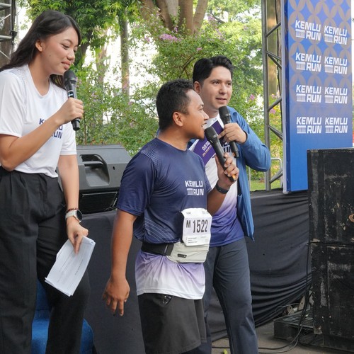 Race photo from KEMLU RUN 2026
