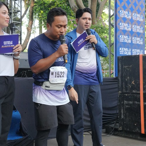 Race photo from KEMLU RUN 2026