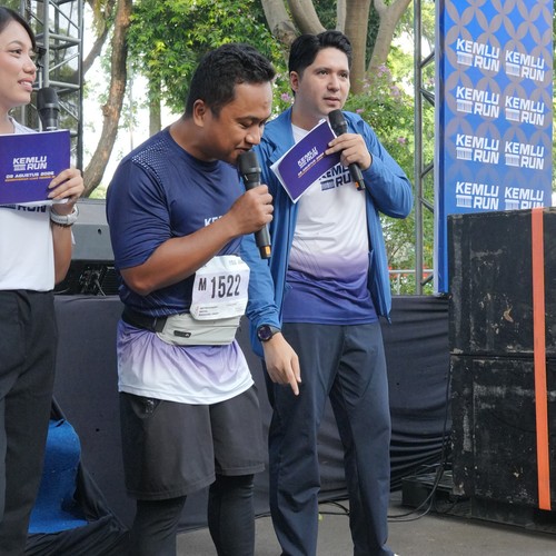 Race photo from KEMLU RUN 2026