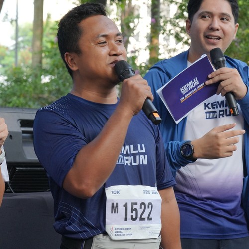 Race photo from KEMLU RUN 2026