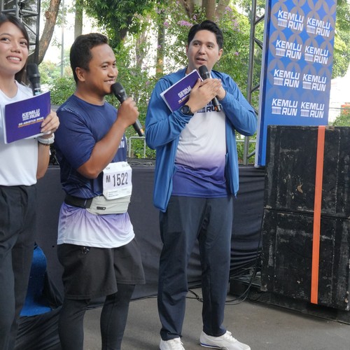 Race photo from KEMLU RUN 2026