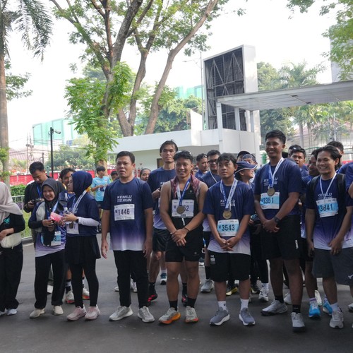 Race photo from KEMLU RUN 2026