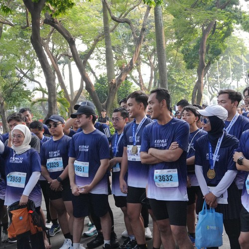 Race photo from KEMLU RUN 2026