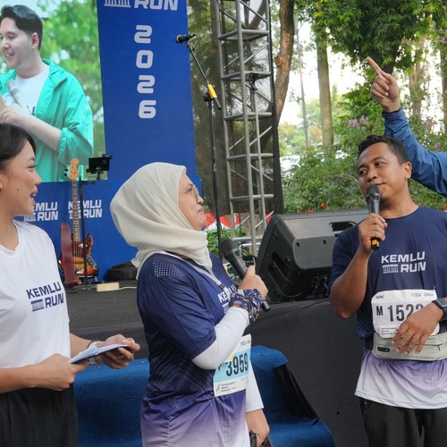 Race photo from KEMLU RUN 2026