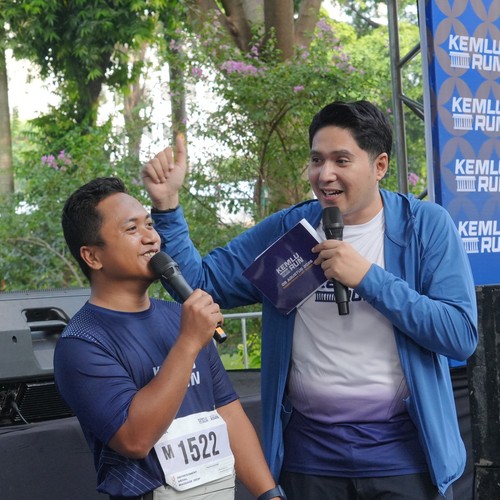 Race photo from KEMLU RUN 2026